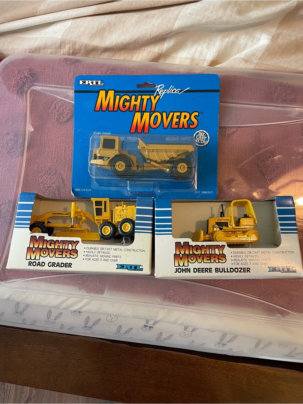 Mighty Movers Yellow Construction Trucks - Replica Set
